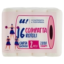 16 Rotoli Carta Igienica Compatta 2 Veli U! Confronta e Risparmia